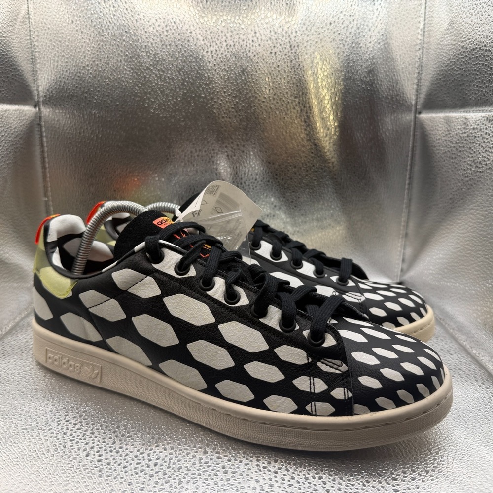 Size 10.5 Adidas Stan Smith WC World Cup Battle‎ Pack Black Mens Sneakers M21780